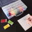 Hộp khoan phụ kiện thêu GILL, DIY có tay cầm Hộp lưu trữ hạt Perler, Hộp lưu trữ