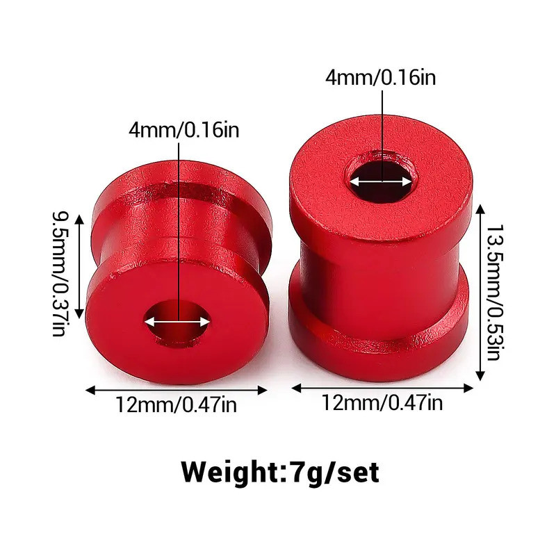 Bộ đệm khung gầm bằng hợp kim nhôm ARA320569 Cho ARRMA 1 / 8 KRATON 6S 1 / 8 TYPHON 6S Nâng Cấp Phần Phụ Kiện