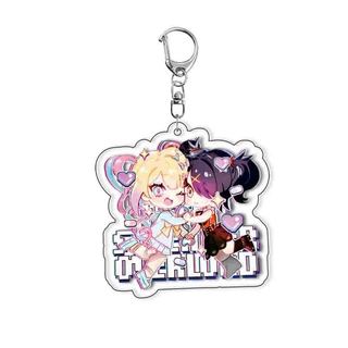 Needy Streamer Quá Tải Anime Móc Khóa Ame-chan KAngel Noa Amano Nam Móc Chìa Khóa Dành Cho Nữ Hoạt Hình Hình Acrylic Mặt Dây Chuyền Quà Tặng