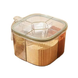 Bộ lọ đựng gia vị nhà bếp 1 mảnh nhiều lưới, hộp muối bột ngọt tiêu, bảo quản tiện lợi DPUI