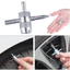Bộ dụng cụ 4 trong 1 kèm 4 nắp van đa năng. sửa chữa van lốp xe hơi dùng cho xe máy và ô tô