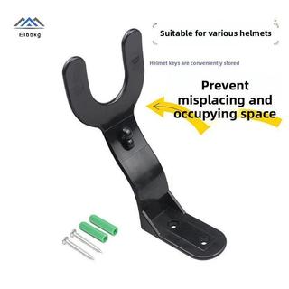ELBBKG Móc treo tường mũ bảo hiểm xe máy, kệ trưng bày cho lối vào văn phòng, giá đỡ lưu trữ