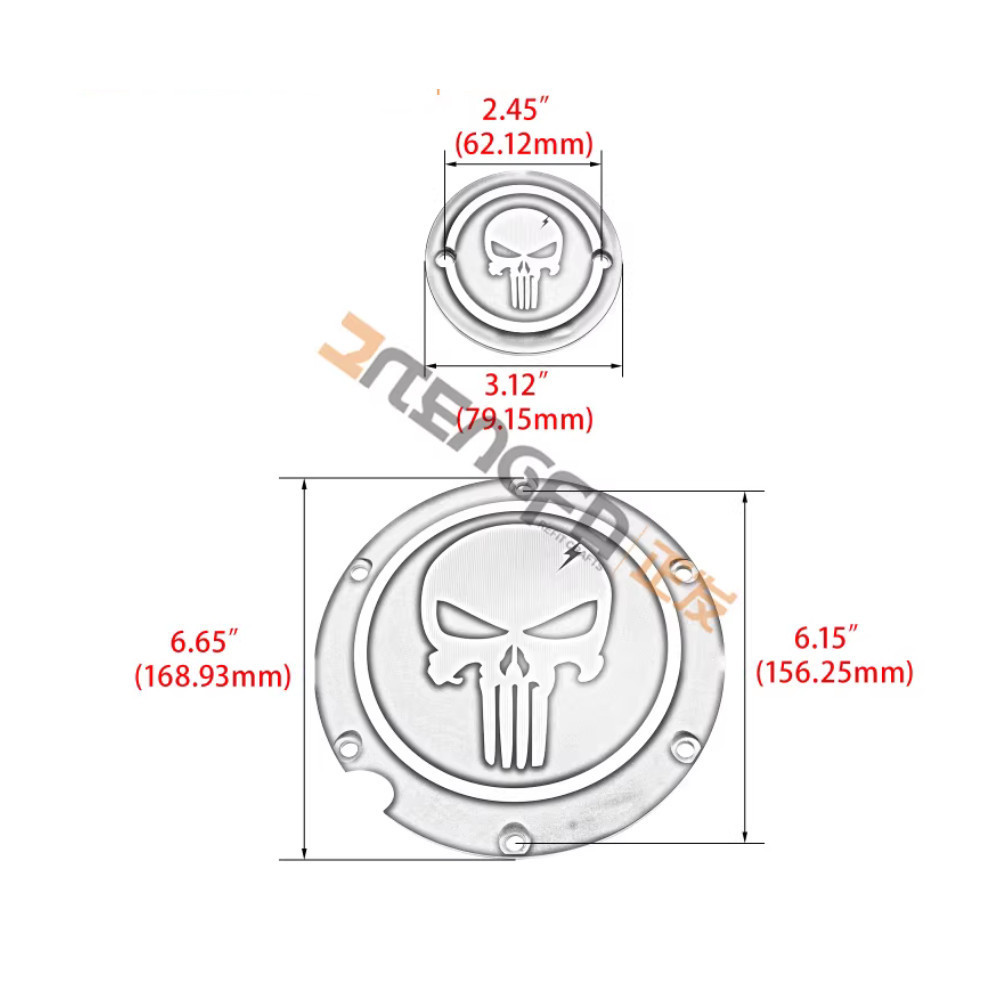 Thích hợp cho vỏ xích ly hợp mui xe CNC 2004-2019 Harley XL883 / 1200 / X48 / 72
