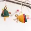 QIUWU 1 Chiếc Acrylic Vintage Thiên Thần Treo Trang Trí Đồ Trang Trí Giáng Sinh Ông Già Noel Cây Giáng Sinh Treo Trang Trí 2026 Navidad Trang Trí Tiệc.