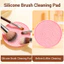 Bàn chải trang điểm Mini cầm tay Xà phòng làm sạch Puff Sponge Dụng cụ giặt