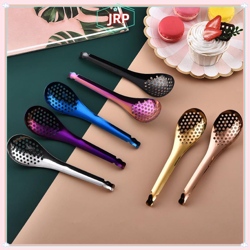 JRP 410 Thìa Nhà Bếp Bằng Thép Không Gỉ Có Lỗ Ẩm Thực Cá Caviar Builder Roe Sauce Lọc Thìa Bền Nhà Bếp Nấu Ăn Tiện Ích JRP