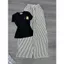 Sét bộ quần dài kẻ vằn đũi xốp cực xinh + áo Croptop thời trang set bộ đẳng cấp-chang3158