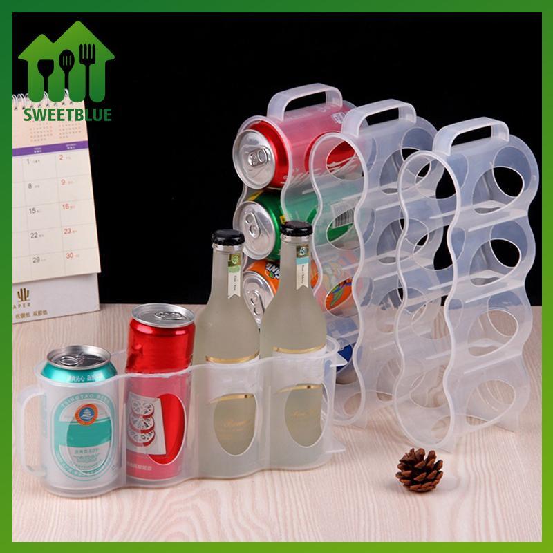 SWEET 4 Lỗ Nước Giải Khát Soda Uống Có Thể Tổ Chức Ras Tủ Lạnh Uống Chai Bia Làm Lạnh Kệ Nhà Bếp Hộp Bảo Quản n