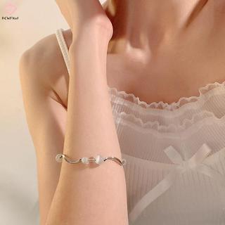 Vòng tay nữ đính cườm opal sáng tạo, phong cách Hàn Quốc tối giản và cổ điển