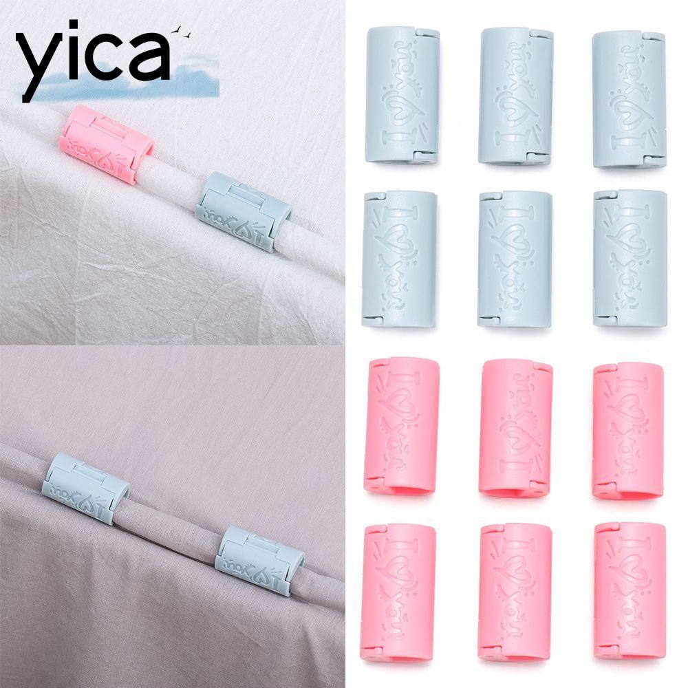 YICA 6 Tấm Giá Đỡ Kẹp Chăn Gia Đình Không Kim Vỏ Giường