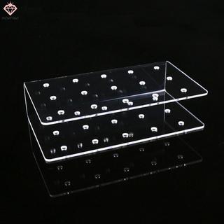Giá đỡ bánh Lollipop với 15 lỗ, làm từ acrylic trong suốt, phù hợp làm giá đỡ màn hình