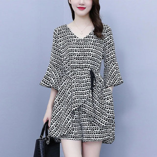 Bộ đồ nữ, trang phục mùa hè thời trang, rộng rãi, che bụng, bộ hai mảnh có quần short giúp thon gọn