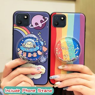 Ốp Mềm Lấp Lánh Vỏ Điện Thoại Cho Wiko T10 Bảo Vệ Chống Va Đập Ốp Lưng Bảo Vệ Ống Kính Điện Thoại Thiết Kế Thời Trang Chống Bụi Bẩn Phim Hoạt Hình Chân Đế Chống Thấm Nước Đơn Giản Bền Đẹp Dễ Thương
