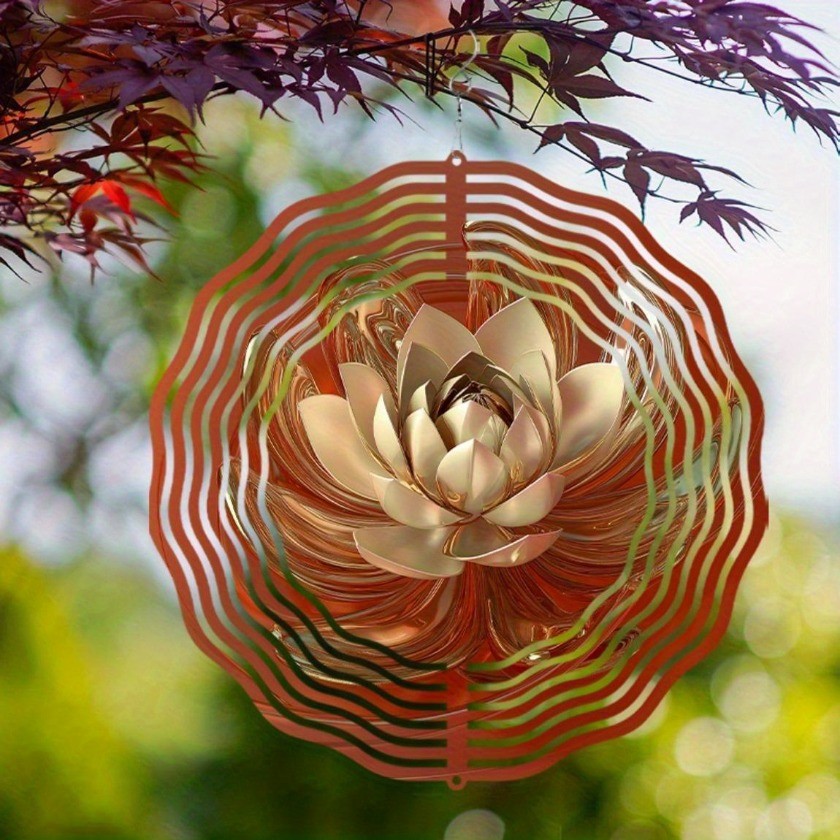 CIFbuy 10 Inch Treo Gió Spinner Ngoài Trời Trang Trí Sân Vườn Ban Công Bãi Cỏ Cối Xay Gió Spinner