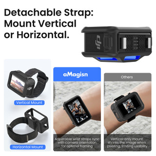 Dành cho DJI OSMO NANO, dây đeo mở rộng truyền hình ảnh, vỏ bảo vệ silicon, dây đeo vô lăng, vlog cho thú cưng, phụ kiện máy ảnh thể thao