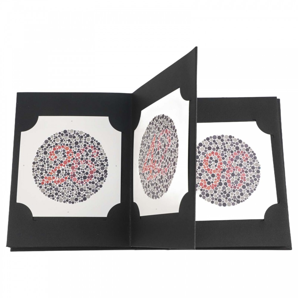 38 Plate Ishihara Color Vision Test Book for Assessing Color Perception ...