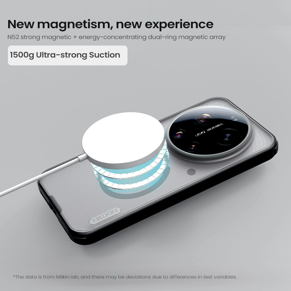 Nillkin Cho Xiaomi 17 Ultra Siêu Mờ Lá Chắn Pro Từ Tính Mờ Nhựa Cứng Ốp lưng Vỏ Bảo Vệ