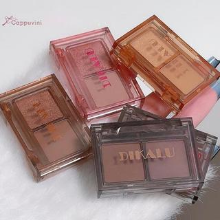 DIKALU Dark Night Black Eyeshadow Palette Lấp Lánh Matte Pearlescent Shimmer Shinny Eye Pigment Eyeshadow Trang Điểm Mỹ Phẩm Hàn Quốc