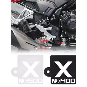 Phụ kiện nắp bảo vệ bình dầu phanh sau hợp kim nhôm cho Honda NX400 NX500 sửa đổi