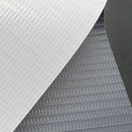 Bạt nhựa màu trắng đế ghi/xám 1m x 2m, 1mx1m cắt theo yêu cầu