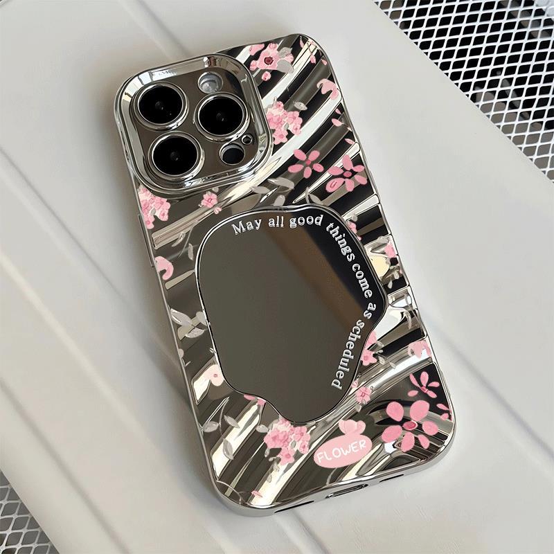 Hồng đầy đủ màn hình chiffon phù hợp với 17/16pronax/14Promax gương 13/12pro mới 7/8plus