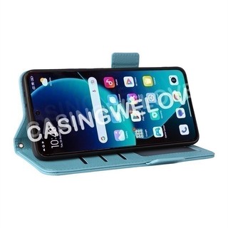 Ốp Lưng Cho Redmi Note 15 Pro Plus Pro + Note15 4G 5G 2026 Sang Trọng Lật Da Bên Khóa Ốp Lưng Điện Thoại Khe Cắm Thẻ Giá Đỡ Vỏ Điện Thoại Chống Sốc