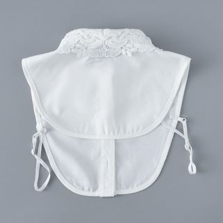 Còn hàng - Khăn Choàng Ren Thời Trang THEHOMECO, Cổ Áo Tháo Rời Màu Trắng Đen, Phù Hợp Với Nữ Và Bé Gái