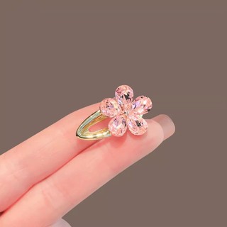 Kẹp tóc pha lê sáng bóng style Hàn Quốc, phù hợp kích thước nhỏ và tạo điểm nhấn