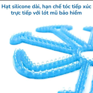 LÓT MŨ CHỐNG XẸP TÓC BẰNG SILICONE MỀM MẠI GIÚP ĐỘI MŨ THOẢI MÁI KHÔNG NGỨA KHÔNG ĐAU DA ĐẦU