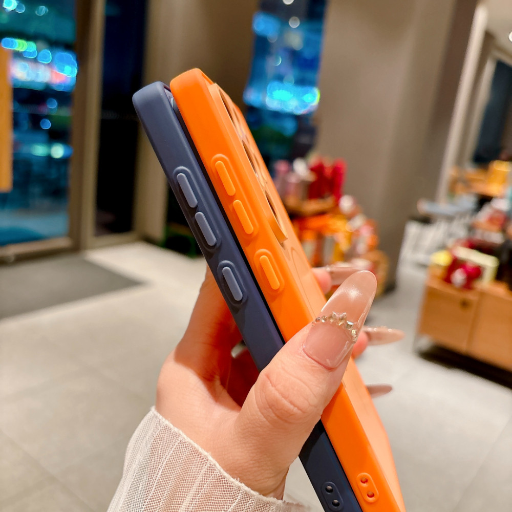 Ốp Điện Thoại Từ Tính Nhiều Màu Sắc Cho Samsung Galaxy S26 S25 S24 S23 S22 Ultra Plus FE Edge A56 A55 A54 A37 A36 A35 A34 A26 A17 A16 A15 A14 A07 A06 4G 5G Acrylic Chống Rơi