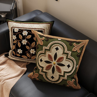 45x45cm Lễ Hội Mùa Xuân Sofa Trang Trí Phong Cách Trung Cổ Sofa Gối Retro Hộ Gia Đình Gối Đầu Giường Gối Đệm Vịnh Cửa Sổ Tựa Lưng Lõi Có Thể Tháo Rời Có Thể Giặt Được Cảm Giác Cao Cấp 01