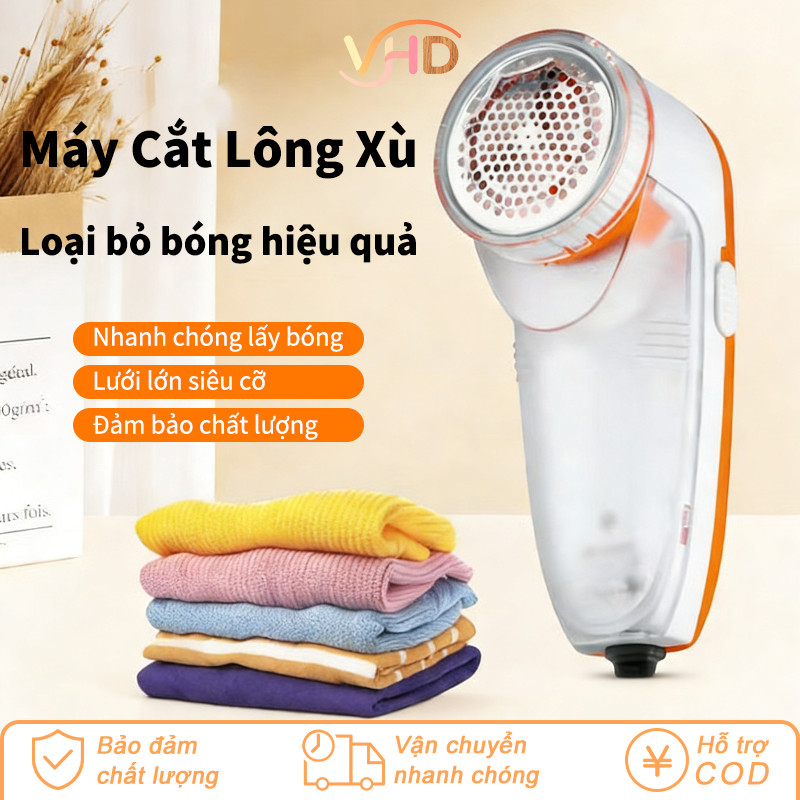 Máy Cắt Lông Xù Quần Áo Mini Cầm Tay - Siêu Bén & Bền, Cắt Xơ Vải Hiệu Quả, Tiện Dụng Cho Mọi Gia Đình
