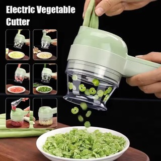 Máy thái gọt vỏ thực phẩm CLEARLINE, Máy cắt rau điện cầm tay không dây, Máy xay thịt Máy xay thực phẩm 4 TRONG 1