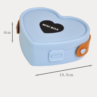 Hộp đựng đồ trang sức MEGOCE, Dụng cụ sắp xếp du lịch có nút chụp hình trái tim, Dụng cụ sắp xếp trang sức bằng nhựa Mini phong cách đơn giản Sử dụng du lịch