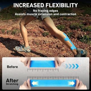 Băng Mắt Cá Chân Achilles Tendonitis Pre-Cut, Cao Su - Hỗ Trợ Bong Gân Và Cơ Chân