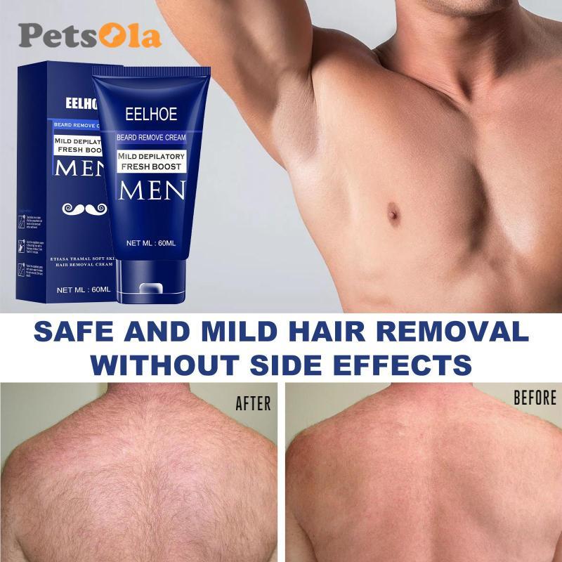 Kem Tẩy Lông Nam 60ml Làm Mới Nhanh Mịn Thoải Mái Không Đau