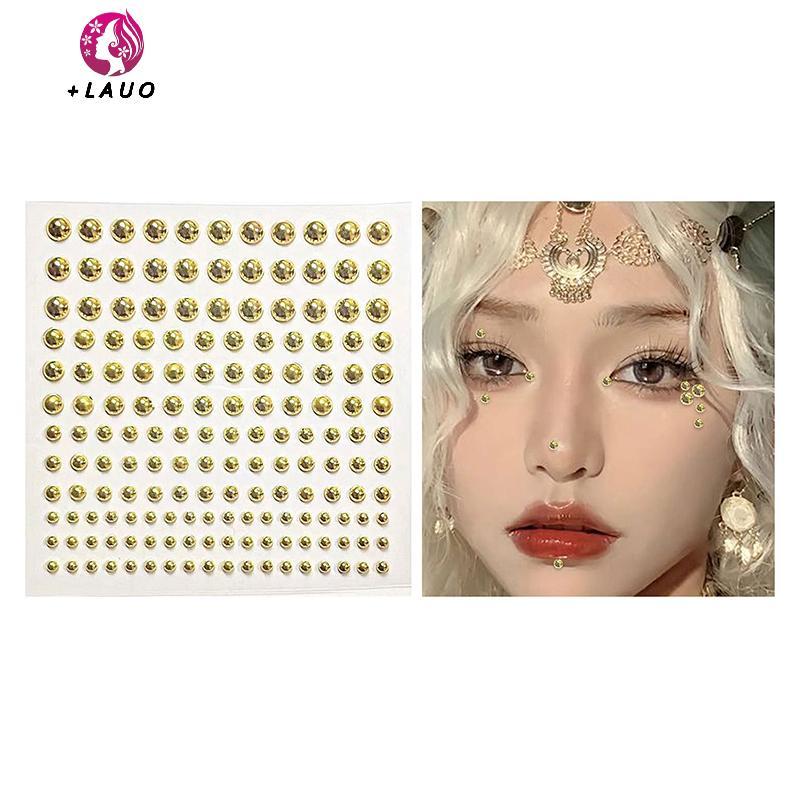 Mũi stud giả kim cương tự dính từ pha lê, phụ kiện trang sức cơ thể dành cho nữ Springevenstar