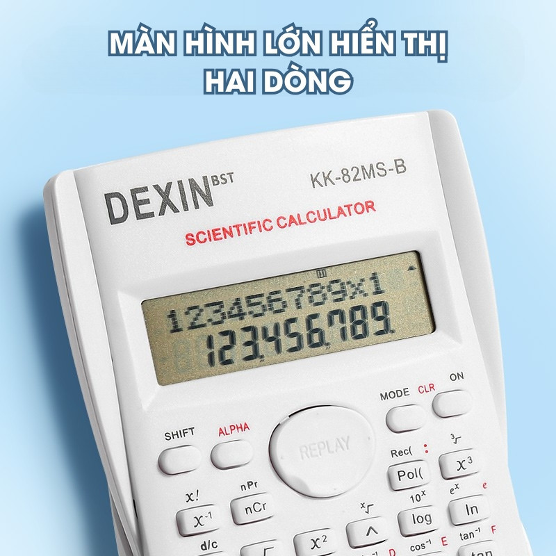 Máy tính cầm tay học sinh khoa học 240 chức năng, màn hình LCD, màu sắc dễ thương, tiện lợi mang theo