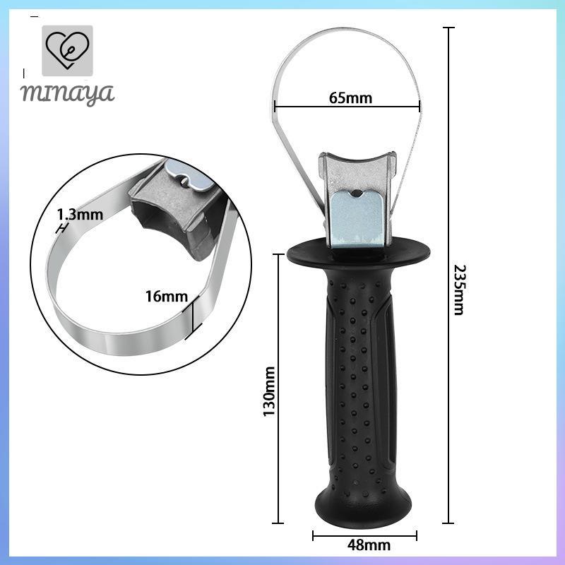 [MINAYA] Điều chỉnh 60-65mm Búa điện Tay cầm phía trước Thay thế Giá đỡ máy khoan tác động cho 26 phụ kiện búa điện VN