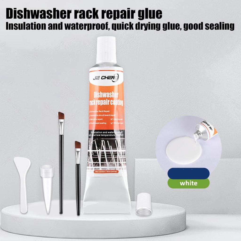 50ml Giá Máy Rửa Chén Keo Sửa Chữa Máy Rửa Chén Lâu Dài Giá Sơn Gel Với 2 Bàn Chải Giá Máy Rửa Chén Sửa Chữa Keo shopidaevn