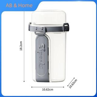 ABQ 600ML Salad Bột Yến Mạch Cốc Ăn Sáng Cốc Đôi Ngũ Cốc Hạt Sữa Chua Bộ Hộp Đựng Có Giá Đỡ Thay Đồ Nĩa Chuẩn Bị Bữa Ăn VN