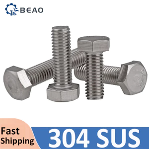 Bu lông đầu lục giác bên ngoài bằng thép không gỉ 304 Vít đầu lục giác bên ngoài