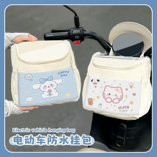 Túi lưu trữ xe ô tô hoạt hình chống thấm nước, treo trước xe, tiện dụng đi xe đạp