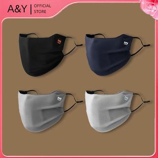 Mặt nạ chống nắng A & Y cho nam, thoáng khí, tái sử dụng dễ dàng, bảo vệ khỏi tia UV, lý tưởng cho việc đi xe đạp mùa hè.