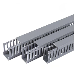Máng cáp nhựa, máng điện nhựa, máng nhựa răng lược, máng nhựa đi dây, cây dài 85cm