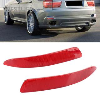 VBESTLIFE Đèn phản quang cản sau xe màu đỏ KIMISS 63217158949 63217158950 Phù hợp cho E70 X5 2007-2013 (Phía sau người lái)