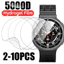 2-10 Chiếc Không Phải Kính Full Cover Bảo Vệ Màn Hình Đồng Hồ Cho Colmi i10 i20 i31 M40 M42 V68 Siêu Mỏng Dễ Dàng Dính HD Trong Suốt Hydrogel Phim Bảo Vệ Màn Hình