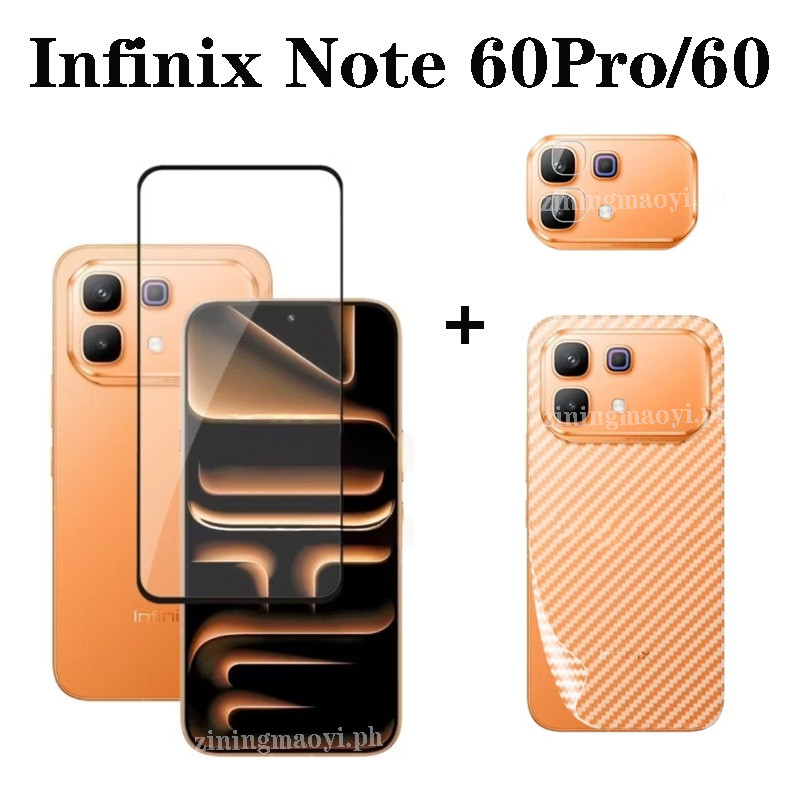 Phim gốm sứ 3 trong 1 Infinix Note 60 Pro cho Infinix Note60 2026 Note 50 Note 50 Pro + Hot 60i 50i Hot 50 Pro Bảo vệ màn hình + Phim ống kính máy ảnh + Phim mặt sau