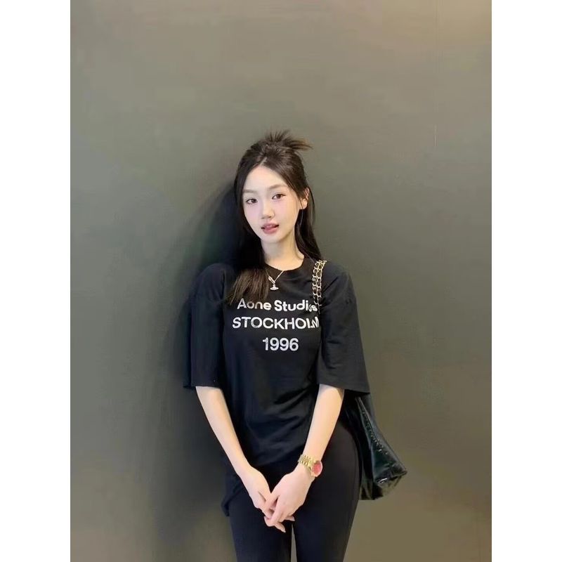 Aone Studios Stockholm 1996 Áo thun Cotton cỡ lớn Unisex Dạo phố hàng đầu