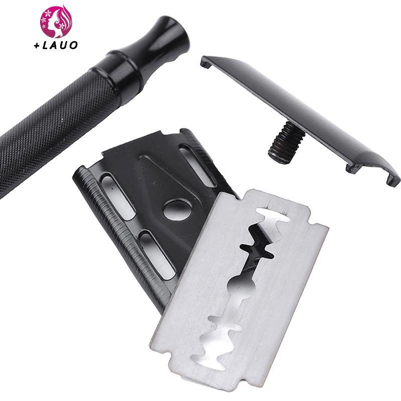 Springevenstar Classic Mens Cạo râu Dao cạo râu an toàn có thể điều chỉnh với bàn chải nhỏ & de Springevenstar
